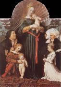 HOLBEIN, Hans the Younger Damstadt Madonna France oil painting artist